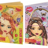 Knjiga sa samoljepljivim naljepnicama – obuci svoju lutku A5