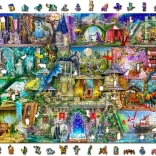 WOODEN CITY Drvene puzzle Bilo jednom jedna bajka 2-u-1, 2000 dijelova EKO