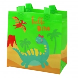 Poklon-vrećica dinosaur zeleno 23 × 21,5 × 11 cm