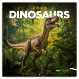 Zapisnički kalendar Dinosauri 2026