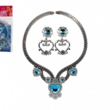 Dječji sjajni set nakita – ogrlica i naušnice