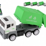 Plastični građevinski kamion na inerciju 14 cm – set 5 vrsta, 10 kom u kutiji