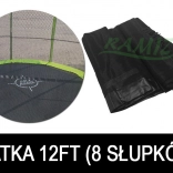 Zaštitna mreža za trampolin SkyRamiz crna 366 cm 8 tunela za stupove