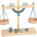 Drvena zdjelna vaga za djecu sivo-plava