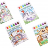 kreativni slikarski set s vodenim bojama – 6 boja i kist