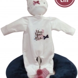 Odjeća za lutku NEW BORN 40–42 cm, 3-dijelni set s jastukom za dojenje