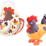 Šareni privjesak za ključeve pijetao sa svjetlom i zvukom