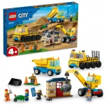 LEGO City 60391 Građevinska vozila i ručna kugla za rušenje