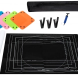 Filcana podloga za puzzle 500–2000 dijelova s napuhavajućom tubom