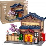 Konstruktorski set CaDA japanske kupelji Sento s LED svjetlima, 1249 dijelova