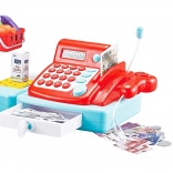 Dječja blagajna s dodacima i svjetlosnim i zvučnim efektima 33 cm