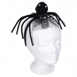 Karnevalna traka za kosu s crnim paukom
