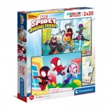 Puzzle 2x20 dijelova MARVEL Spidey i njegovi nevjerojatni prijatelji