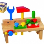 Detoa ponk – drveni radni stol s alatom
