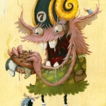 Puzzle Nezdrava hrana - Zozoville od Heye, 1000 dijelova