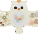 Drvena motorička ploča sova 2Kids Toys – velika zidna busy board ploča