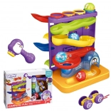 Woopie dječja staza za kuglice 3u1 s čekićem i autostazom