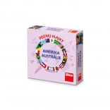 Dino Putna igra Prepoznaj zastave - Amerika i Australija