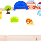 small foot drvena željeznička pruga Moje zoo