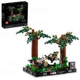 Lego Star Wars diorama: potjera na speederima na Endoru
