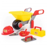 Dječji građevinski set Wader Polesie s kolicima