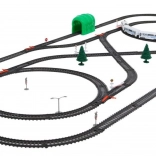 Velika dječja željeznička staza s vagonima i tračnicama duljine 9+ metara – 70 dijelova