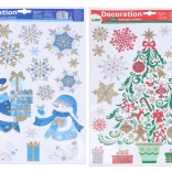 Božićna prozorska dekoracija 41 × 29 cm