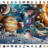 WOODEN CITY drvene puzzle Svemirska odiseja 2u1, 2000 dijelova EKO