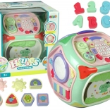 Interaktivna edukativna kocka sa sorterom, telefonom i klavirom