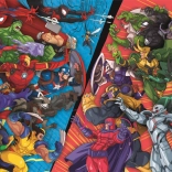 Clementoni Puzzle Marvel: Junaci vs. Zlikovci 104 dijelova