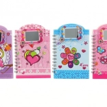 Bilježnica s djevojačkim motivima sa zrcalcem, linije, 9,5 × 14 cm