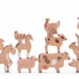 Bajo seoska farma – set drvenih životinjica 14 kom
