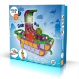 Konstrukcijski set SEVA City 2 – plastični građevni komplet s LED modulima (467 dijelova)