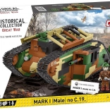Konstruktorski set COBI tenk Mark I (Male) – 878 dijelova