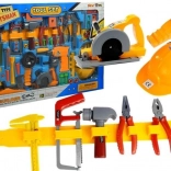 Veliki set alata za malog majstora 55 dijelova s pojasom