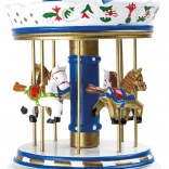 Drvena glazbena kutija vrtuljak s konjićima small foot