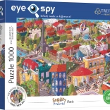 Puzzle Trefl Eye-Spy Sneaky Peekers Pariz 1000 dijelova