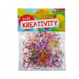 Čarobne prugaste pletilne gumice mix boja