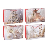 Božićna darovna vrećica M 25 × 32 × 11 cm