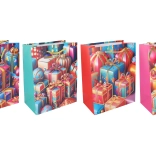 Poklon vrećica M božićna 26 × 32 × 10 cm