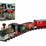 Vlak s lokomotivom sa zvukom i svjetlom na baterije