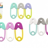 Zvečka u obliku sigurnosne igle – mix boja