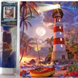Dijamantno slikanje Svjetionik 30x40 cm