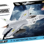 Konstruktorski set COBI F-16 AM Fighting Falcon – ukrajinsko bojanje, mjerilo 1:48 (500 dijelova)