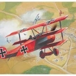 Plastični model zrakoplova Fokker Dr.I triplane