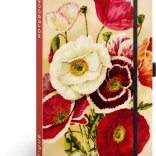 Bilježnica Notique Makovi od Kateřine Winterové, crtana 13 x 21 cm