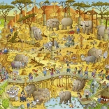 HEYE Puzzle Luda ZOO: Afrička izložba 1000 dijelova