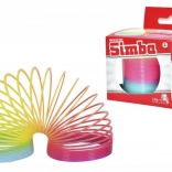 Čarobna spiralna igračka u duginim bojama 6 cm