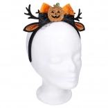 Karnevalna traka za kosu s ušima i ukrasom bundeve