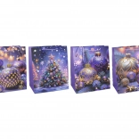 božićna poklon-vrećica M 26 × 32 × 10 cm